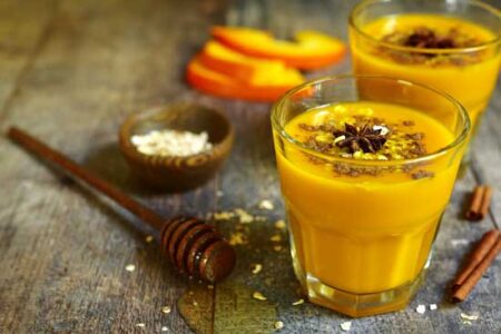 Orange-Clove Lassi Recipe Image